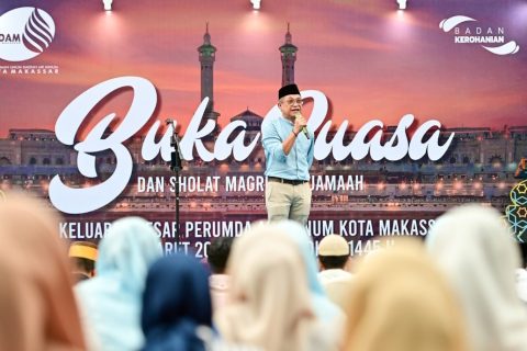 Sukurru&#8217;ki Alhamdulillah, Beramal di Bulan Suci ini, PDAM Kota Makassar Gelar Buka Puasa Bersama Anak Yatim dan Karyawan