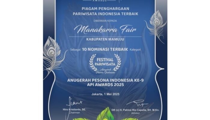 Manakarra Fair Masuk ki 10 Nominasi Terbaik di Anugerah Pesona Indonesia Award 2025