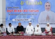 Gubernur Suhardi Duka Hadiri Dzikir Bersama, Ajak Warga Isi Kemerdekaan dengan Pembangunan Moral