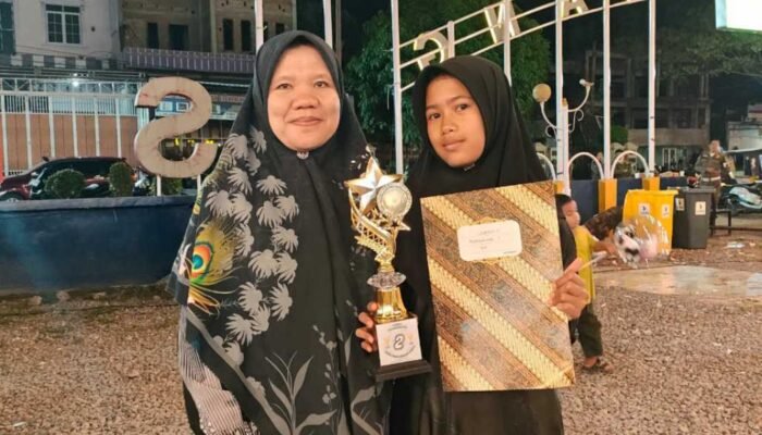 Gema Muharram 2025 , Ahzahra Wildani Raih Juara II Lomba Rangking I Tingkat SD se-Kabupaten Sidenreng Rappang