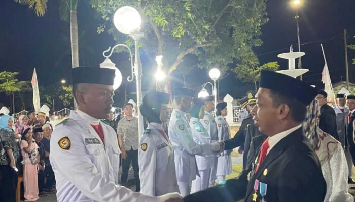 Bupati Sidrap Kukuhkan mi 44 Anggota Paskibraka 2025