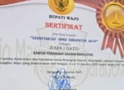 Mapaccing! Sekretariat DPRD Wajo Raih Juara I Lomba Kebersihan HUT RI ke-80
