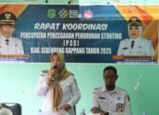 Wabup Sidrap Pimpin ki Rakor Penurunan Stunting, Minta Intervensi Sejak Dini