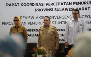 Evaluasi Program Stunting, Wagub Sulbar Tekankan ki Pentingnya Sinergi Lintas Sektor