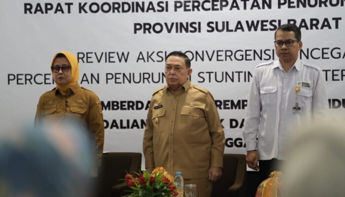 Evaluasi Program Stunting, Wagub Sulbar Tekankan ki Pentingnya Sinergi Lintas Sektor