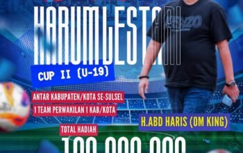 Harum Lestari Cup II Digelar mi pada September, Ajang Pembinaan Sepak Bola di Sulsel