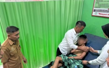 Tersangka mi PN Penganiaya Anak Kandung Sendiri