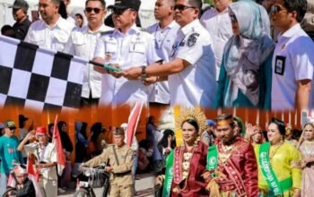 Bupati Wajo Lepas Karnaval SMA/SMK/MA, Tampilkan Keberagaman Budaya Nusantara