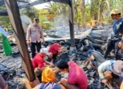 Dua Rumah Warga Belawa Hangus Terbakar, Polsek Pastikan Situasi Kondusif