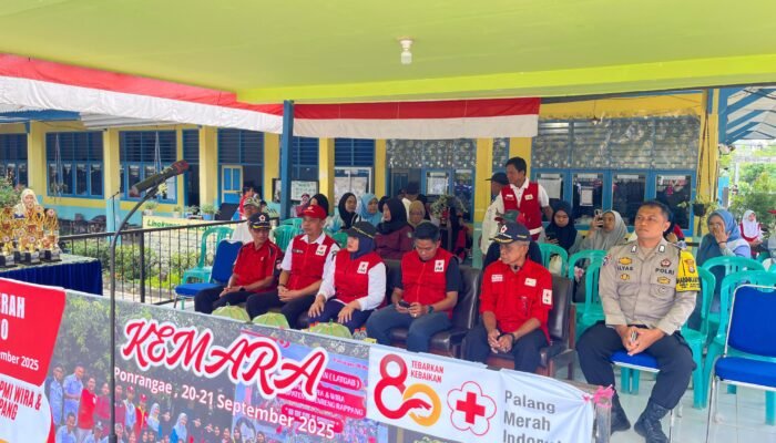 Wabup Sidrap Buka Kemah Relawan Remaja PMR, Tekankan ki Semangat Kemanusiaan