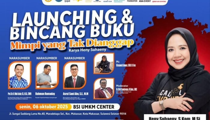 Tappa’ma, Ibu Owner Shean Beauty Akan Launching Bukunya “Mimpi Yang Tak Dianggap”
