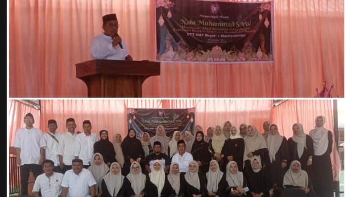 Dr Basri Bilang Ki “Passikola Ki Anakta” di Maulid SMPN 1 Mattiro Sompe