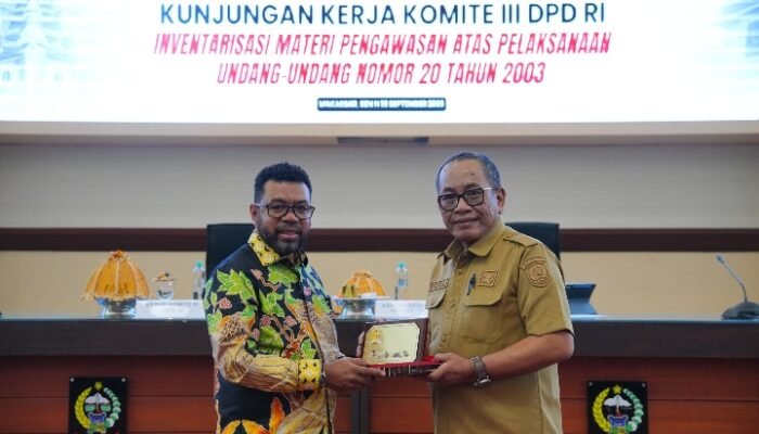 Sambut di Kantor Gubernur, Komite III DPD RI Apresiasi ki Pemprov Sulsel