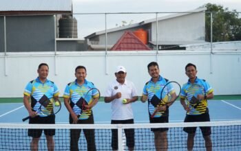Tauwwa Sinergi Antar Pejabat Terjalin Melalui Pertandingan Tenis Lapangan