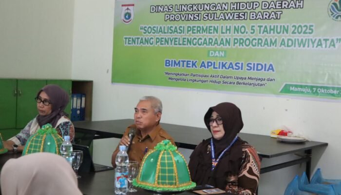 DLH Sulbar Gelar ki Sosialisasi Permen LH Nomor 5 Tahun 2025 dan Bimtek Aplikasi SiDia