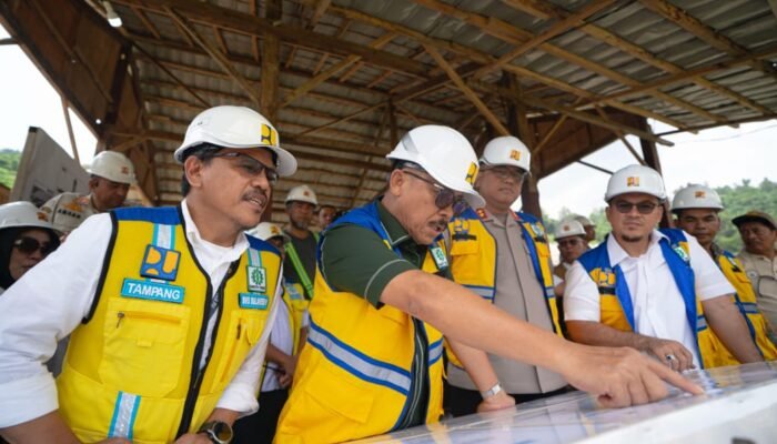 Gubernur Suhardi Duka Tinjau ki Proyek Bendungan Budong-budong, Target Rampung 2027