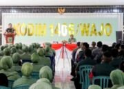 Dandim 1406/Wajo Ajak Prajurit, PNS, dan Persit Jaga Disiplin dan Kekompakan dalam Jam Komandan