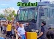 Personel Polres Bulukumba Gelar ki Simulasi Penangan Aksi Unras