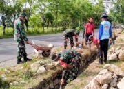 Karya Bhakti Koramil 1406-05/Majauleng, Wujud Kepedulian TNI Terhadap Lingkungan Bersih