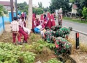 Karya Bakti Koramil 1406-06/Pammana Tanamkan Kepedulian Lingkungan Sekolah