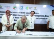 KSP Berkat Berkomitmen ki Tauwwa Perkuat Ekonomi Kerakyatan, Dibuktikan Penandatanganan MoU Ketua KSP Berkat dengan Pimpinan BPD Sulselbar