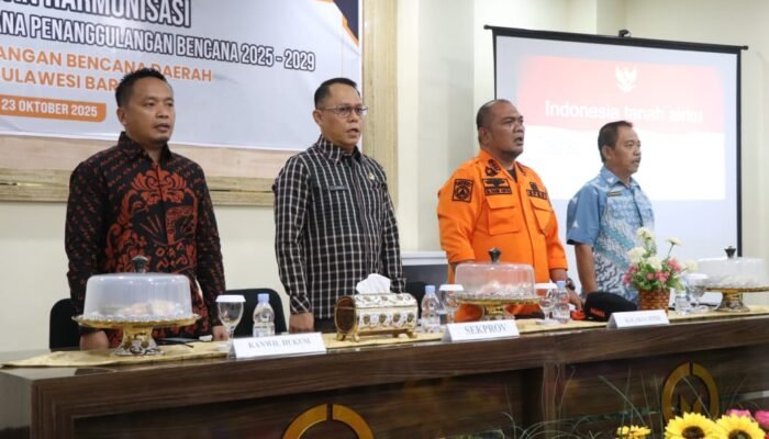 Plh Sekprov Sulbar Dorong ki Implementasi Efektif Pergub Rencana Penanggulangan Bencana 2025–2029