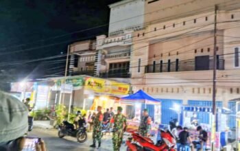 Koramil 1406-02/Tanasitolo Gelar Patroli Humanis Bersama Satpol PP dan Tokoh Masyarakat Jaga Kondusivitas Wajo