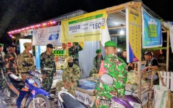 Koramil Maniangpajo Gelar Patroli Gabungan, Wujud Kebersamaan TNI dan Masyarakat Jaga Keamanan Wajo