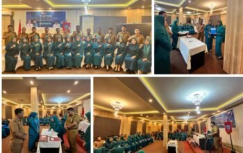 Ketua TP PKK Kecamatan Tamalate Lantik mi Tauwwa seluruh Ketua TP PKK Tingkat Kelurahan se-kecamatan