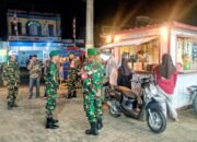 Koramil 1406-06/Pammana Gelar Patroli Cipta Kondisi Bersama Komponen Masyarakat di Kabupaten Wajo