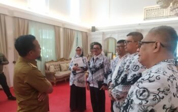 Gubernur Sulsel ASS Masagenai Mattarima Anugerah Dwija Praja Nugraha PGRI 2025