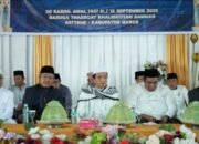 Bupati Chadir Syam Nasampaikanki Apresiasinya atas Kehadiran Menteri Agama Di Maulid Akbar Khalawatiyah Maros