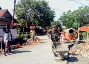 Babinsa Atakkae Baur Bersama Warga, Wujudkan Akses Jalan yang Lebih Baik di Grand Hill Satu