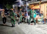 Koramil 1406-02/Tanasitolo Gelar Patroli Terpadu, Jaga Keamanan dan Kedamaian di Wajo