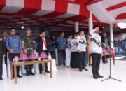 Ribuan Peserta Ikuti ki Upacara HUT Korpri, PGRI dan HGN 2025 di Lapangan SKPD Sidrap