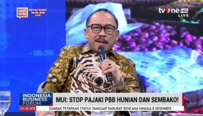 IBF TVOne, Gubernur SDK Tegaskan ki Keadilan Pajak Harus Sejalan dengan Keadilan Pendapatan Pusat–Daerah