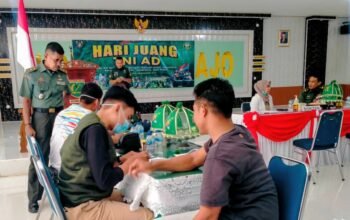 Dekat dengan Rakyat, Kodim 1406/Wajo Hadirkan Layanan Kesehatan Gratis di Hari Juang Kartika ke-80