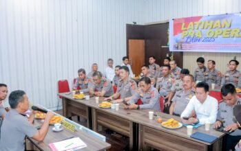 Polres Wajo Gelar Latihan Pra Operasi Lilin 2025, Matangkan Pengamanan Natal dan Tahun Baru