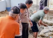 Dukung Sarana Ibadah Warga, Kapolsek Maniangpajo Hadiri Peletakan Batu Pertama Masjid Miftahul Khaer