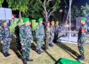 Jaga Stabilitas Kamtibmas, Koramil 1406-01/Tempe Gelar Apel Persiapan Intensifkan Patroli Terpadu