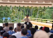 Gubernur Suhardi Duka Tinjau ki Rekonstruksi Tanggul Tapandullu dan Resmikan Jembatan Nipa-Nipa, Dukung Konektivitas Pascabencana