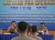 Jelang Ops Kepolisian Terpusat Lilin-2025, Polres Toraja Utara Gelar Latihan Pra Operasi