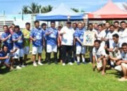 Bupati dan Wakil Bupati Maros Tinjau Stadion Kassikebo Selama Pertandingan Eksebisi dengan Tojo Una-Una