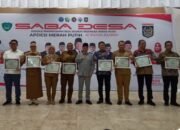 Bupati Maros Chaidir Syam Bersama Delapan Bupati di Sulawesi Terima Penghargaan Tokoh Peduli Desa