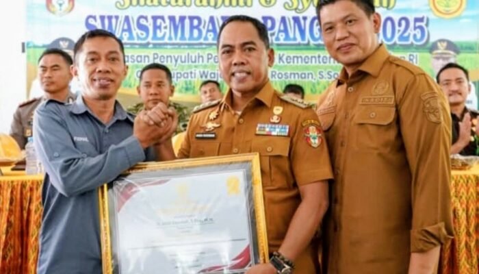 Bupati Wajo Hadiri Silaturahmi dan Syukuran Swasembada Pangan, Terima Penghargaan Nasional dari Presiden