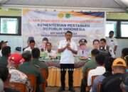 Di BPP Sereang, Bupati Sidrap Bersama ki Petani Simak Pengumuman Swasembada Pangan