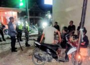Patroli Siskamling Terpadu, Koramil 1406/07 Takkalalla Jaga Stabilitas Keamanan Wilayah