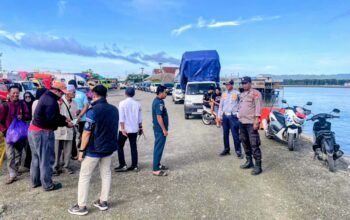 Kapolsek Pitumpanua Laporkan KRYD, Situasi Kamtibmas dan Arus Pelabuhan Terkendali