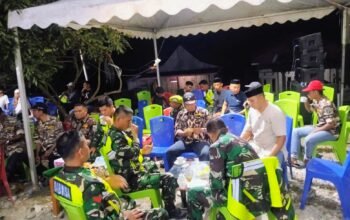 Patroli Terpadu TNI dan Masyarakat di Pitumpanua, Perkuat Pengamanan Wilayah Utara Wajo