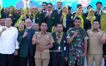 Pengurus IDI Sidrap 2025–2028 Dilantik, Bupati Tegaskan ki Kesehatan Jadi Prioritas Utama